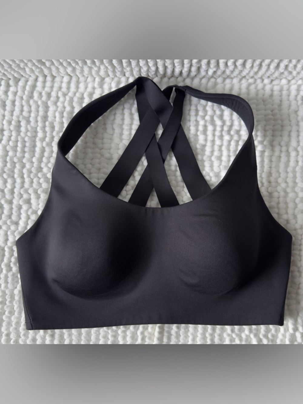 New Balance Black Crisscross Sports Bra